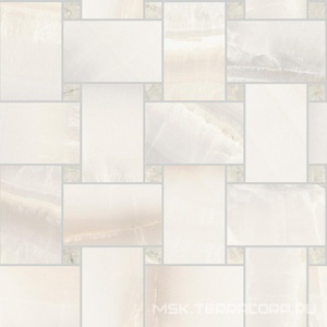 Мозаика Sant Agostino Akoya Maxi Rete Akoya White Kry ZZ |30x30