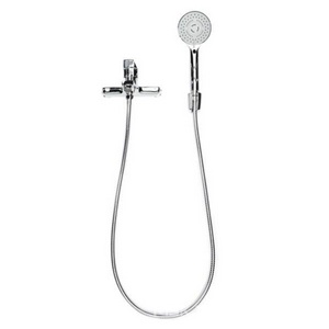 Смеситель для ванны/душа , с установочным комплектом, аксессуарами (шланг, лейка), хром ZZ Orange Loop M26-100cr / 382887