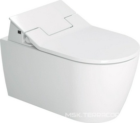 Унитаз подвесной Duravit ME by Starck 222859 с крышкой биде| 53x37x35