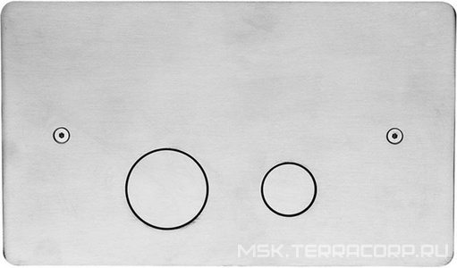 Клавиша двойного смыва, для монтажных рам (инсталяций) Geberit UP720-320, для унитазов, (кнопки круглые, цв.нерж.сталь),  ZZ Cisal Xion ZA001760 D1