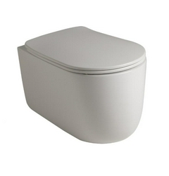 Унитаз подвесной Kerasan Nolita белый матовый| 55x35x38