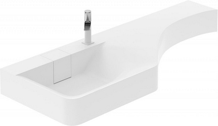 Раковина Цвет и Стиль Кулибинка 135 L| 135x15x50