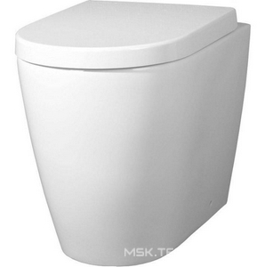 Унитаз напольный, 520x360x420мм, пристенный, безободковый, монтаж со скрытым в стене бачком, без сидения,  ZZ BelBagno Marino BB105CBR