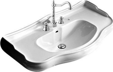 Раковина Kerasan Retro 1050 3W| 100x29x54