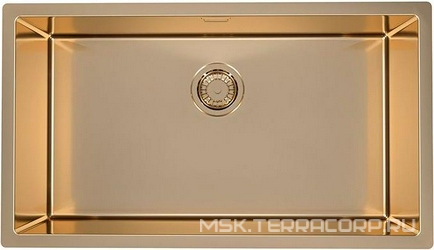 Мойка кухонная Alveus Quadrix Monarch 60 бронза| 45x79x20