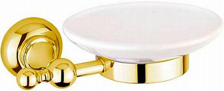 Мыльница настенная керамическая, (цв.золото),  ZZ Cezares Aphrodite APHRODITE-SODS-03/24-M