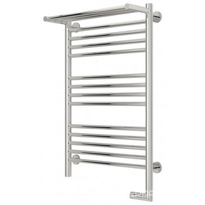 Полотенцесушитель "+" 800*500 мм + 1 прямая полка., электрический, пульт управ. справа, в комплекте 4 телескоп.кроншт. цв.хром ZZ Сунержа Богема 00-5207-8050