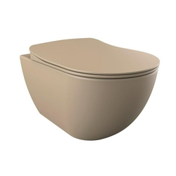 Унитаз подвесной Creavit Free FE320 с биде, капучино| 51x35x35