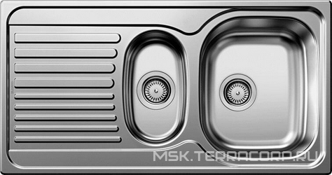 Мойка кухонная Blanco Tipo 6 S Basic, сталь| 50x95x16