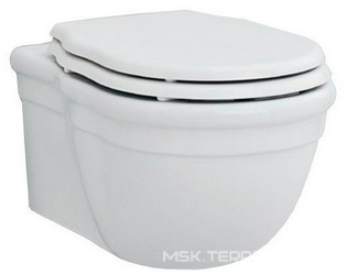 Унитаз подвесной ArtCeram Hermitage HEV010 01 00 белый| 55x36x37