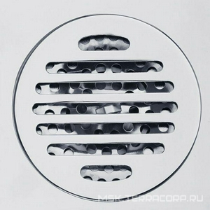 Трап сливной CANYON d40, с декоративной решеткой 100х100 мм, с мех-м обратным клапаном, хром XX Veragio Canyon VR.CAN-2010.CR