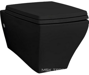 Унитаз подвесной ArtCeram Jazz JZV001 черный| 53x36x39