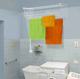 Сушилка для белья 120 см, настенная, стальная ZZ Gimi Brio Super 1052