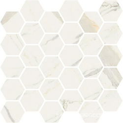 Mosaico Esagoni Bianco Calacatta ZZ |30x30