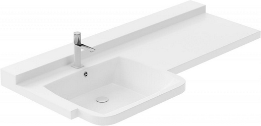 Раковина Цвет и Стиль Спарта new 135 L| 135x16x67