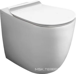 Унитаз приставной Simas Vignoni VI21bi безободковый| 56x36x50