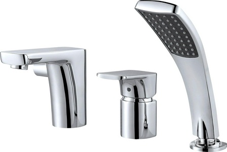 Смеситель  Berlin Freie  на борт ванны 6x21x17 D&K berlin freie DA1434901