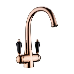 Смеситель Omoikiri Okinawa RG-BL для кухонной мойки| 15x30x22