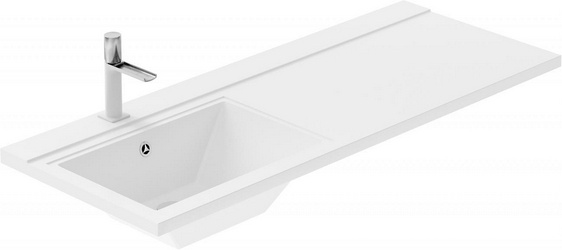 Раковина Цвет и Стиль Персона 120 L| 120x16x48