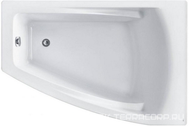Акриловая ванна Roca Hall Angular 150x100 R| 150x100x48