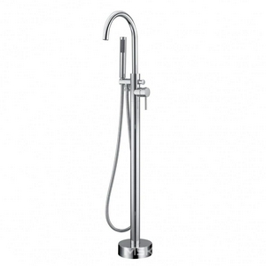 Смеситель для ванны, напольный, душ гарнтитур, встр.часть в компл, (цв.хром), Spira ZZ Swedbe spira 4000