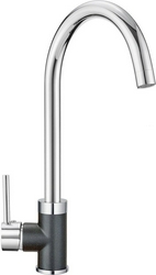 Смеситель Granula GR-3125 для кухонной мойки, черный| 10x37x26