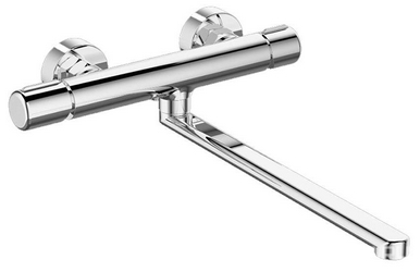 Смеситель Agger Slim A2221100 для ванны с душем| 30x7x34