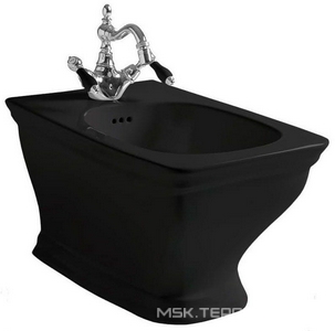 Биде подвесное 36х54см, крепёж в компл., (цв.glossy black), Civitas ZZ ArtСeram civitas CIB001 03;00