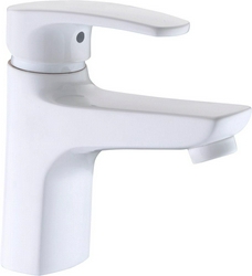 Смеситель Elghansa Monica White 1622519 для раковины| 4x14x15