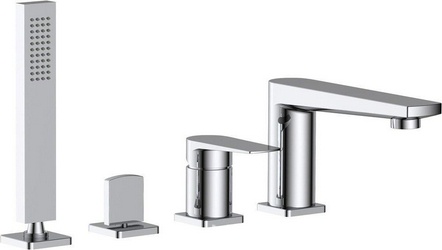 Смеситель BelBagno Carin CAR VIM4 CRM на борт ванны| 4x12x19