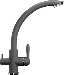 Смеситель Ulgran U-017 309 темно-серый, для кухонной мойки| 14x33x23
