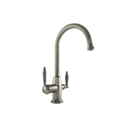 Смеситель Zorg Sanitary ZR 350 YF SATIN для кухонной мойки| 17x38x25