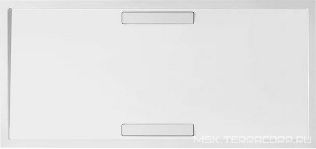 Поддон д/душа прямоуг.1800х900хh18/100мм, двойной сифон в комплекте, ножки, опора, уплотнитель в компл., (кварил, цв.белый глянц.),  ZZ Villeroy & Boch Squaro UDQ1890SQR2V-01