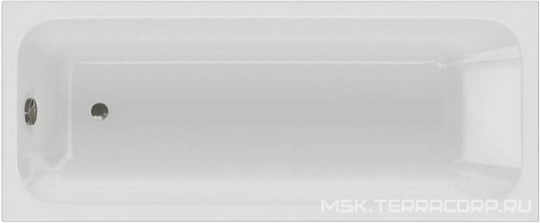 Акриловая ванна Акватек Мия 165*70 см, БЕЗ панелей, ножек и сифона. белая ZZ