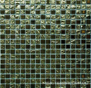 Мозаика Спектр-М Микс стекло Мозаика из стекла на сетке S10-138 ZZ |30x30
