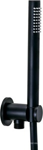 Душевой гарнитур, кругл., кронштейн совмещ.со шланговым соед., лейка д/д ручн., шланг д/д, (цв.черный матовый), Paffoni ZZ Paffoni Универсал ZDUP094NO