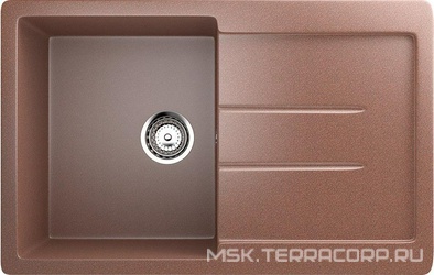 Мойка кухонная Ulgran U-507-307 терракот 49x77x19 Ulgran u-507 s369669