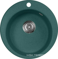 Мойка кухонная AquaGranitEx M-05 зеленая| 47x47x18