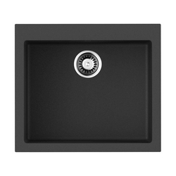 Мойка кухонная Omoikiri Bosen 57-BL черная| 50x57x22