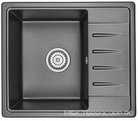 Мойка кухонная Granula Standart ST-5803 черная| 50x58x20