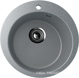 Мойка кухонная Ulgran U-405-309 темно-серая| 49x49x19