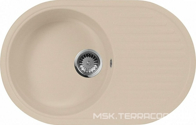 Мойка кухонная AquaGranitEx M-18 бежевая 46x73x18 AquaGranitEx m-18 s330198