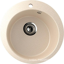 Мойка кухонная Ulgran U-405-328 бежевая| 49x49x19