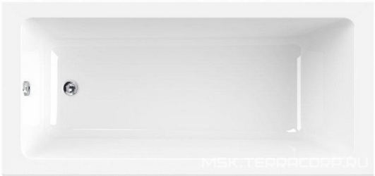 Акриловая ванна Cezares Plane Solo Mini 170х75 см| 170x75x44