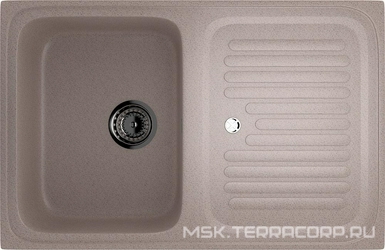 Мойка кухонная Ulgran U-502-302 песочная| 50x76x18