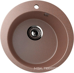 Мойка кухонная Ulgran U-405-307 терракот| 49x49x19