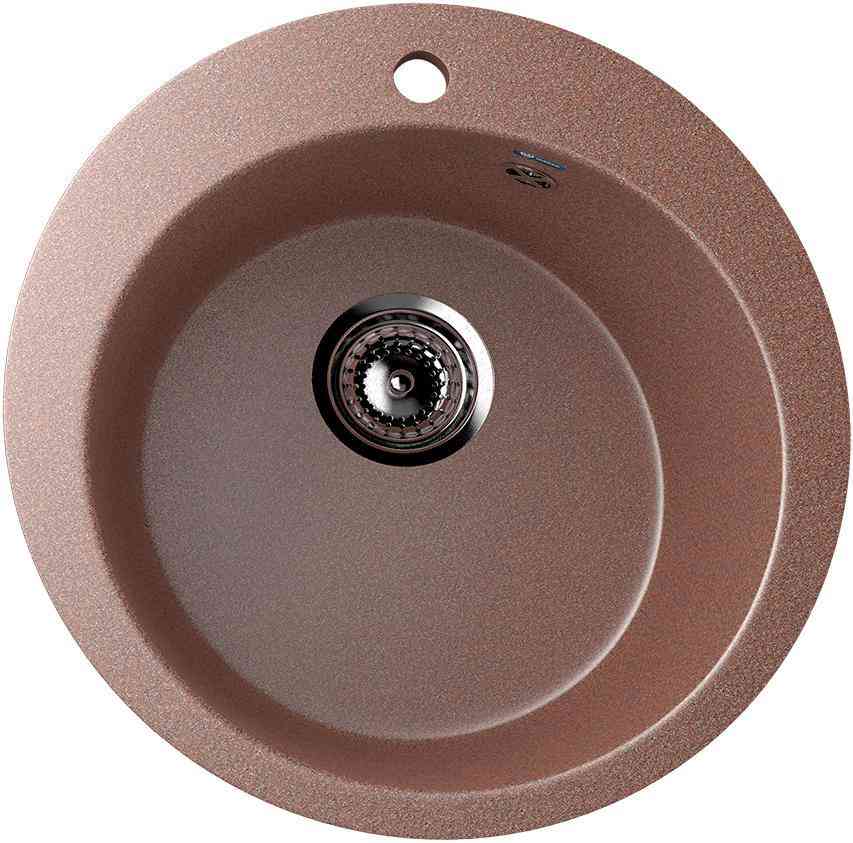 Мойка кухонная Ulgran U-405-307 терракот| 49x49x19