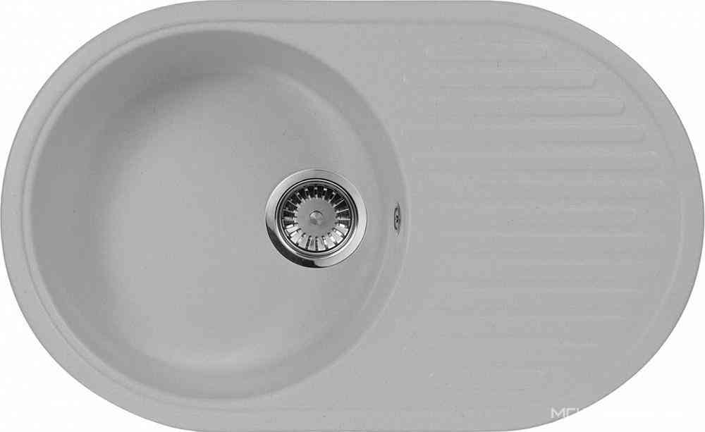 Мойка кухонная AquaGranitEx M-18 серая| 46x73x18