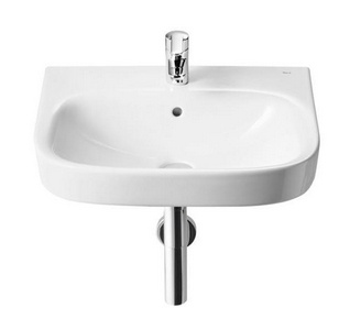 Раковина подвесная 55x44х17 см, цв. белый, ZZ Roca Debba 32799500Y / 7.3279.9.500.Y