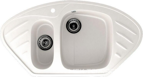Мойка кухонная Ulgran U-105-341 молочная| 49x94x16